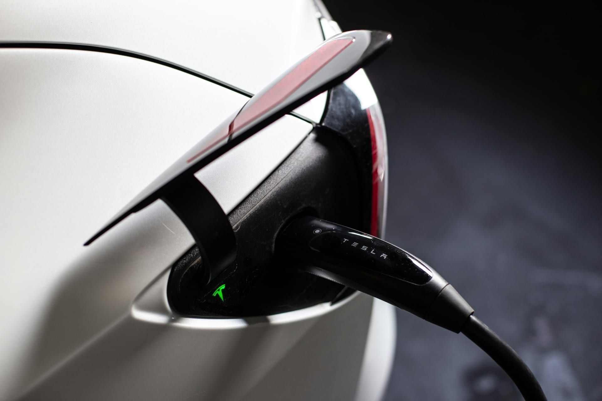 Level 2 EV charger mounted in a Bend, Oregon garage
